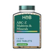 Holland & Barrett ABC to Z Multivitamins & Minerals 240 Tablets
